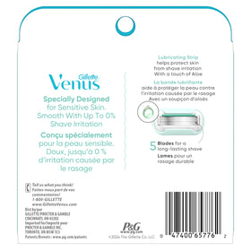 Gillette Venus in a bathroom setting showing quick, confident shaving routine