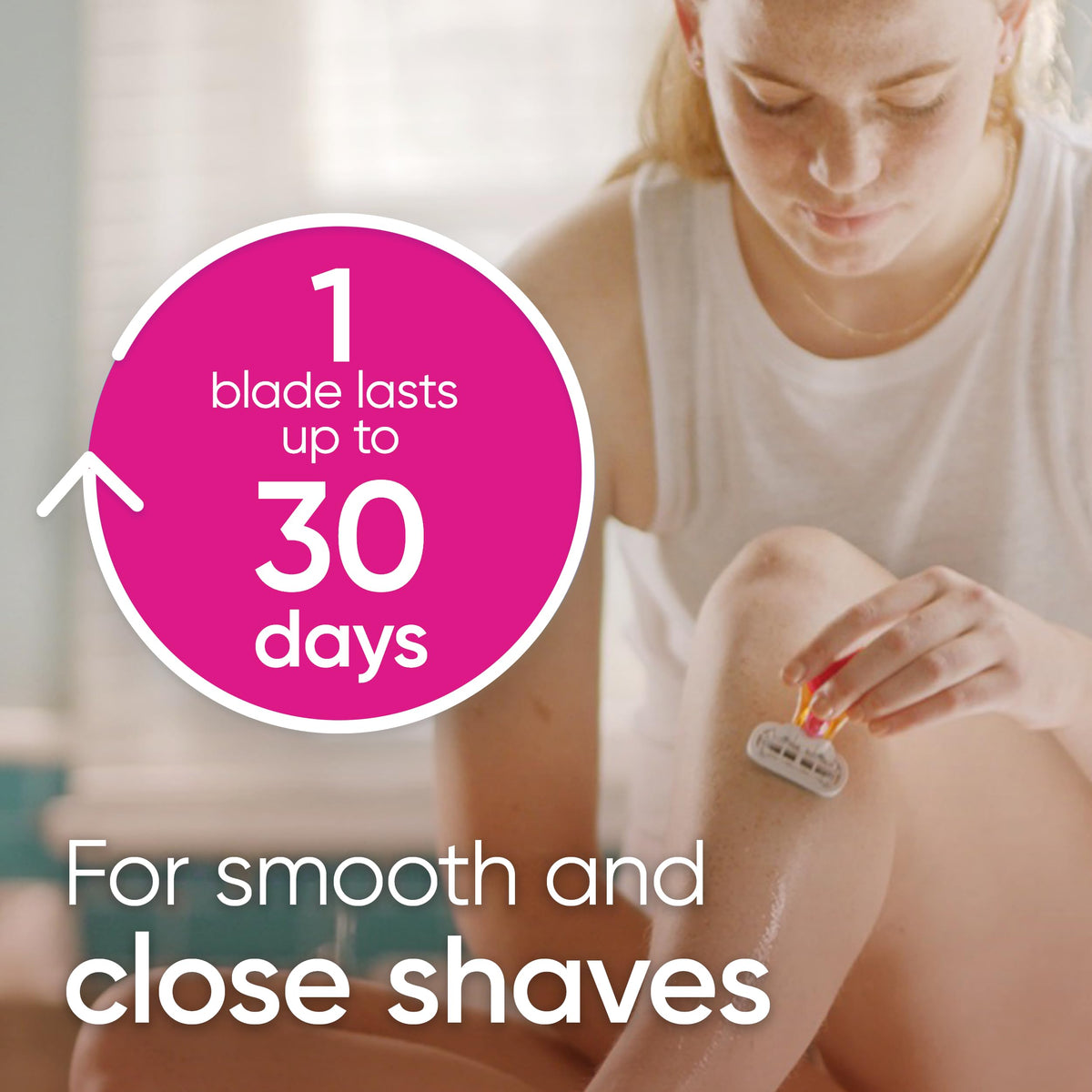 Gillette Venus lubrastrip with avocado oil for smoother glide