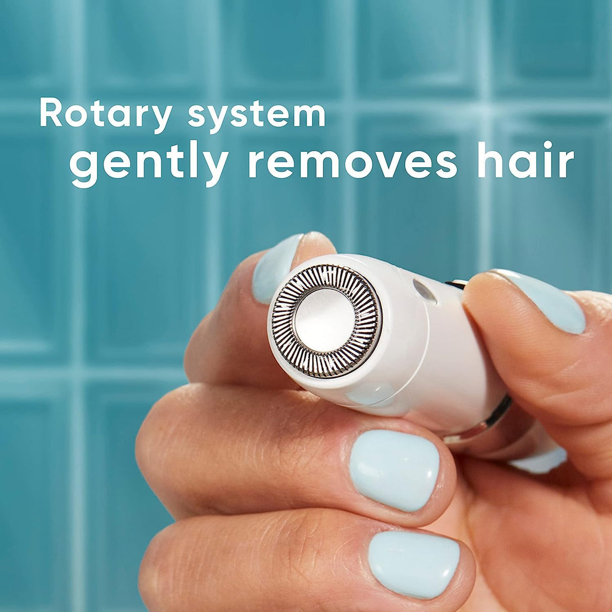 Gillette Venus held in hand to show compact size and travel-friendly portability benefit