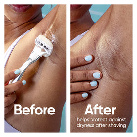 Gillette Venus packaging with Skin Health Alliance accreditation visible