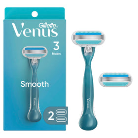 Gillette Venus front packaging showing kit and benefits for easy selection