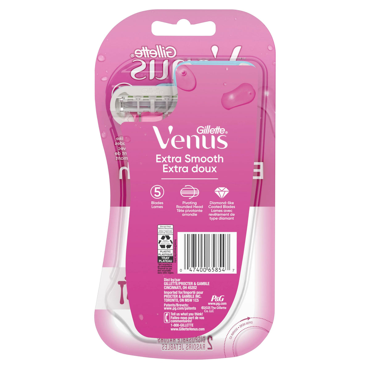Smooth leg after shaving with Gillette Venus illustrating comfortable results