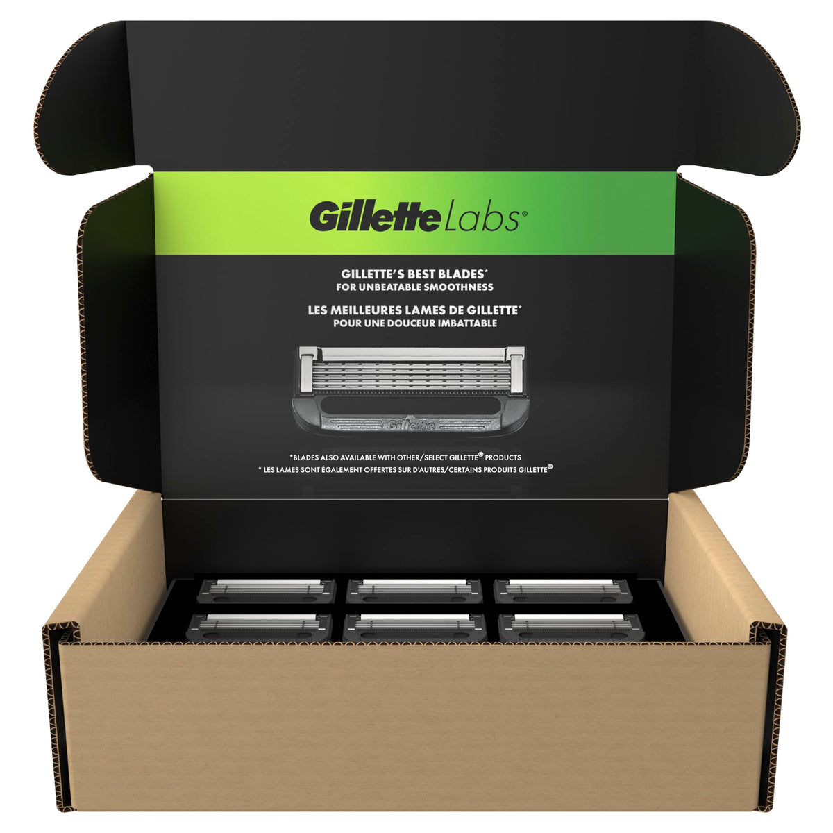 GilletteLabs refills in bathroom setting showing storage convenience and everyday use