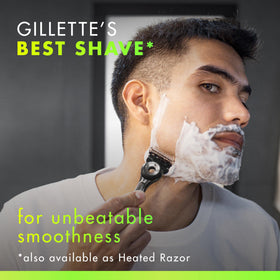 GilletteLabs EverGlide Lubrastrip detail highlighting smoother glide and skin comfort