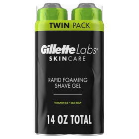 GilletteLabs front packaging showing product and volume for quick identification
