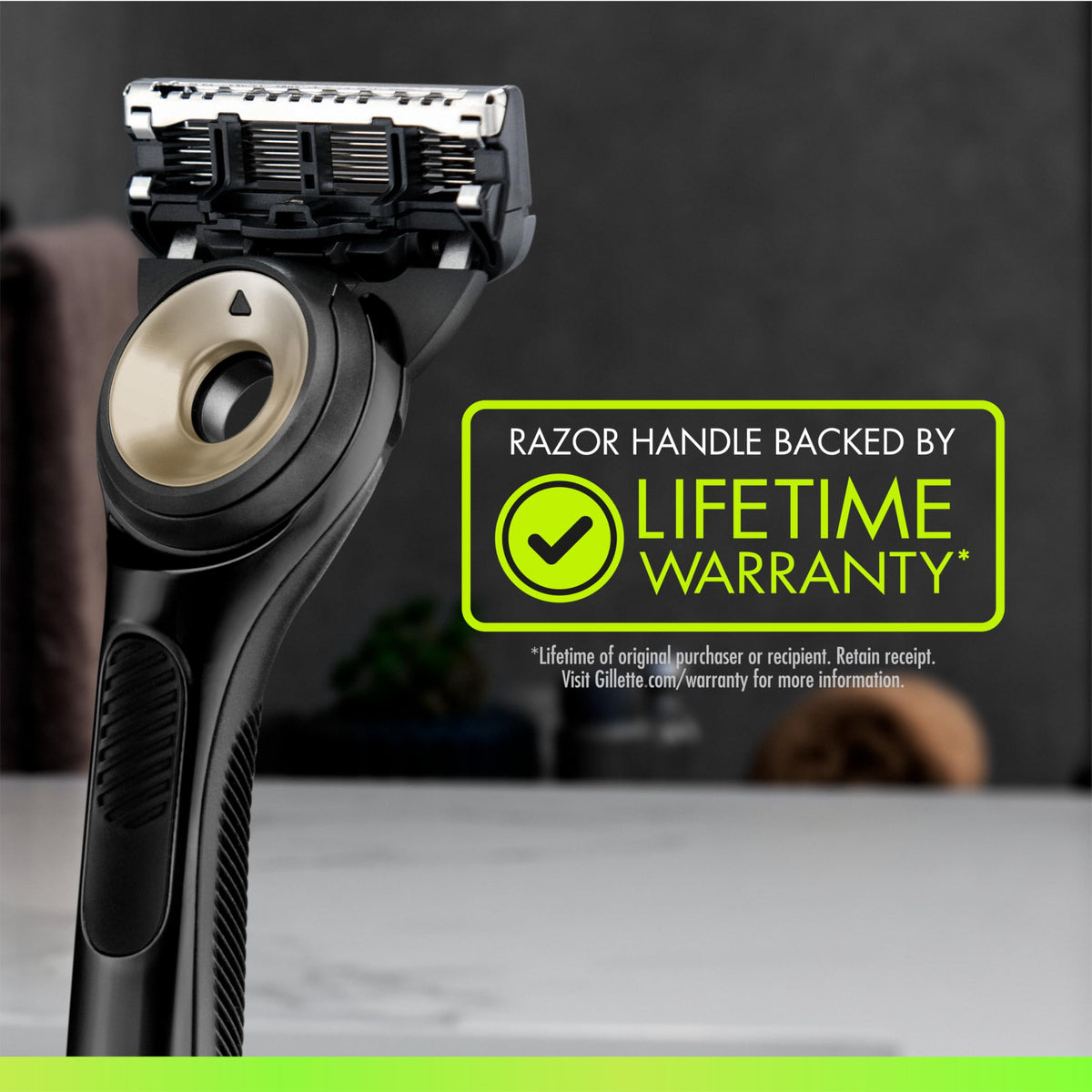 GilletteLabs held in hand to show size and ergonomic grip for better control