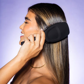 GIMME detangling brush used on a wig cap preventing pulling and tears