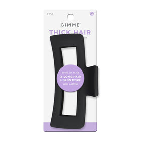 GIMME XL clip front view showing velvet finish and secure grip