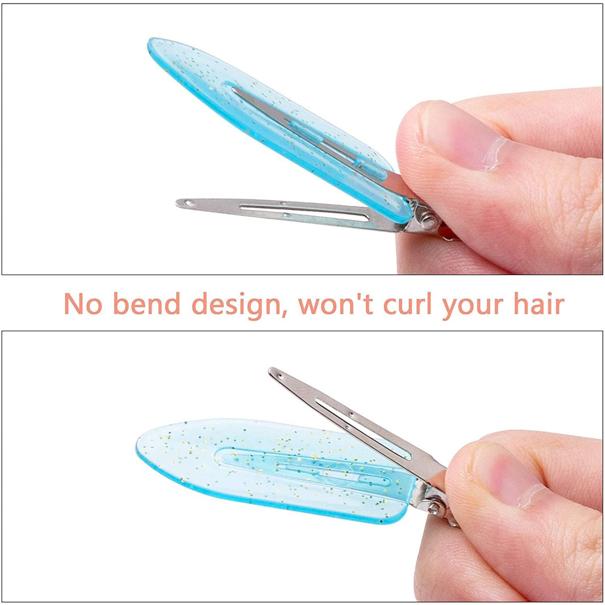 Gingbiss clips in hand showing compact 6cm length for easy handling
