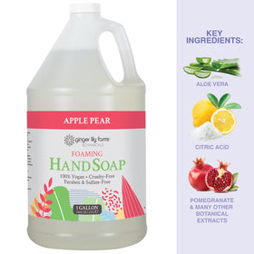 Ginger Lily Farms ingredient label close-up highlighting natural ingredient benefit