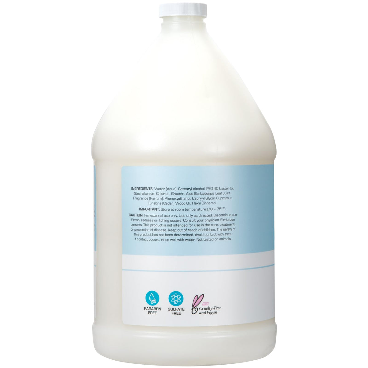 Ginger Lily Farms conditioner texture close-up showing silky hydration