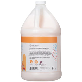 Ginger Lily Farms creamy conditioner texture demonstrating smooth hydration