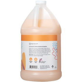 Ginger Lily Farms refill in a pump dispenser being used in shower, simplifies refilling