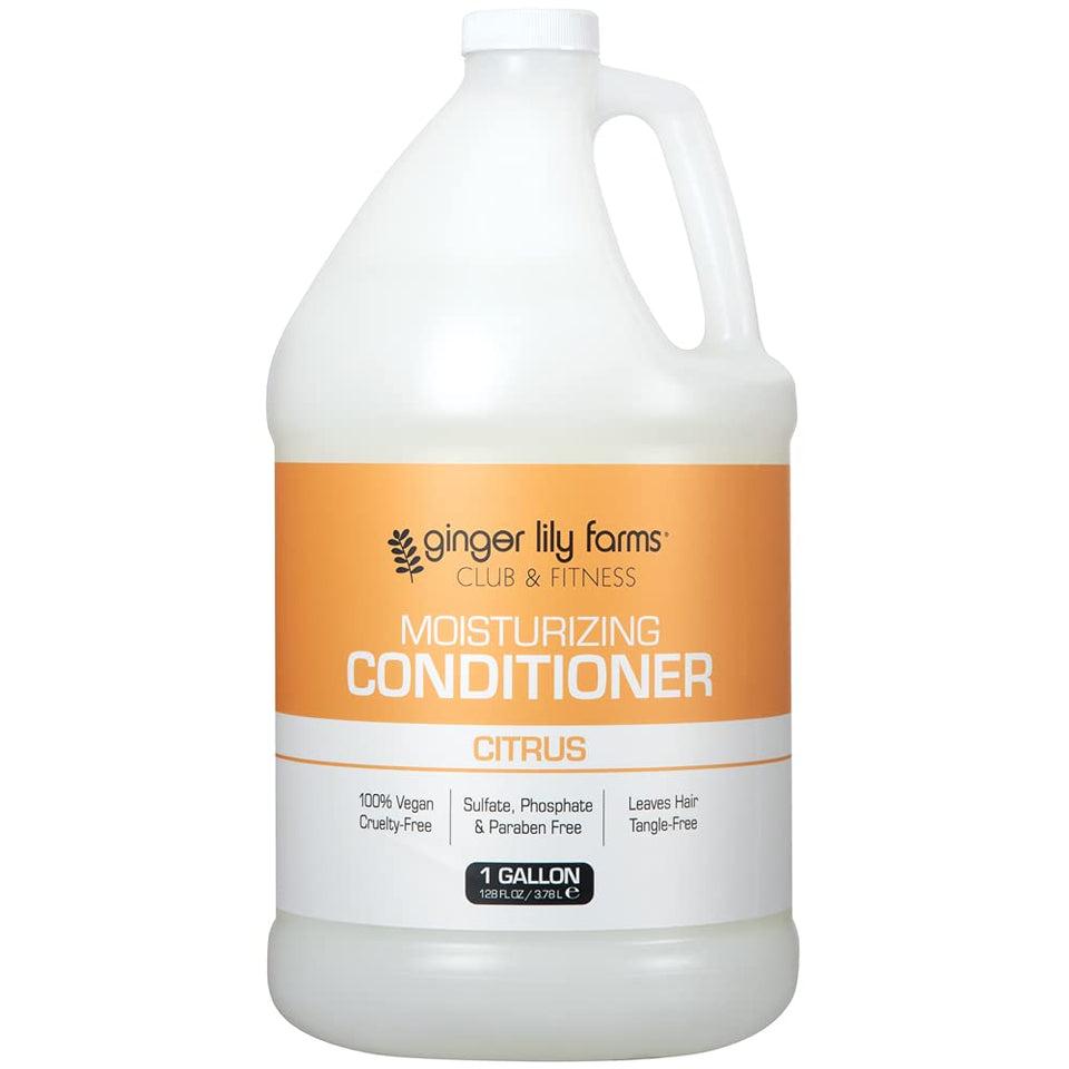 Ginger Lily Farms front view of 1 gallon bottle showing product and size benefit