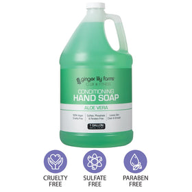 Ginger Lily Farms dispenser refill in use showing convenient top-up benefit