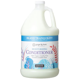 Ginger Lily Farms gallon bottle front view showing product and size benefit