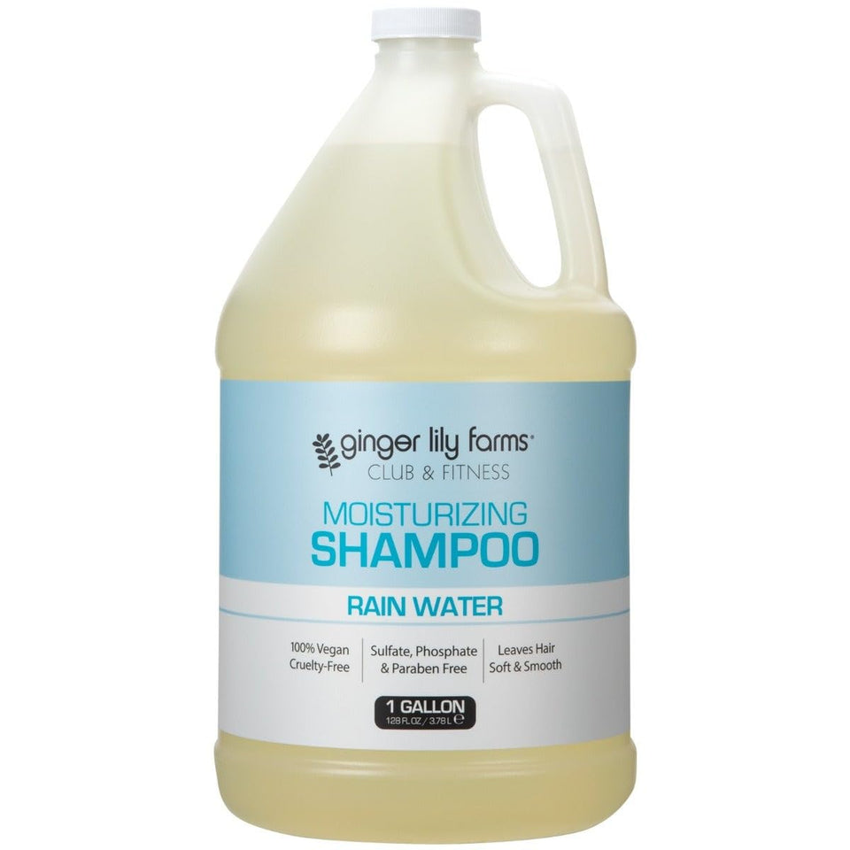 Ginger Lily Farms gallon bottle front label showing product identity and benefits