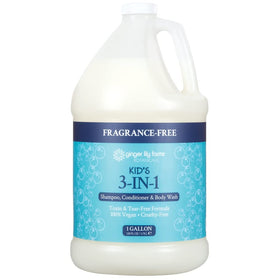 Ginger Lily Farms gallon front label showing product name and refill benefit