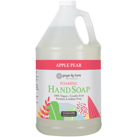 Ginger Lily Farms gallon front label showing product name and scent benefits