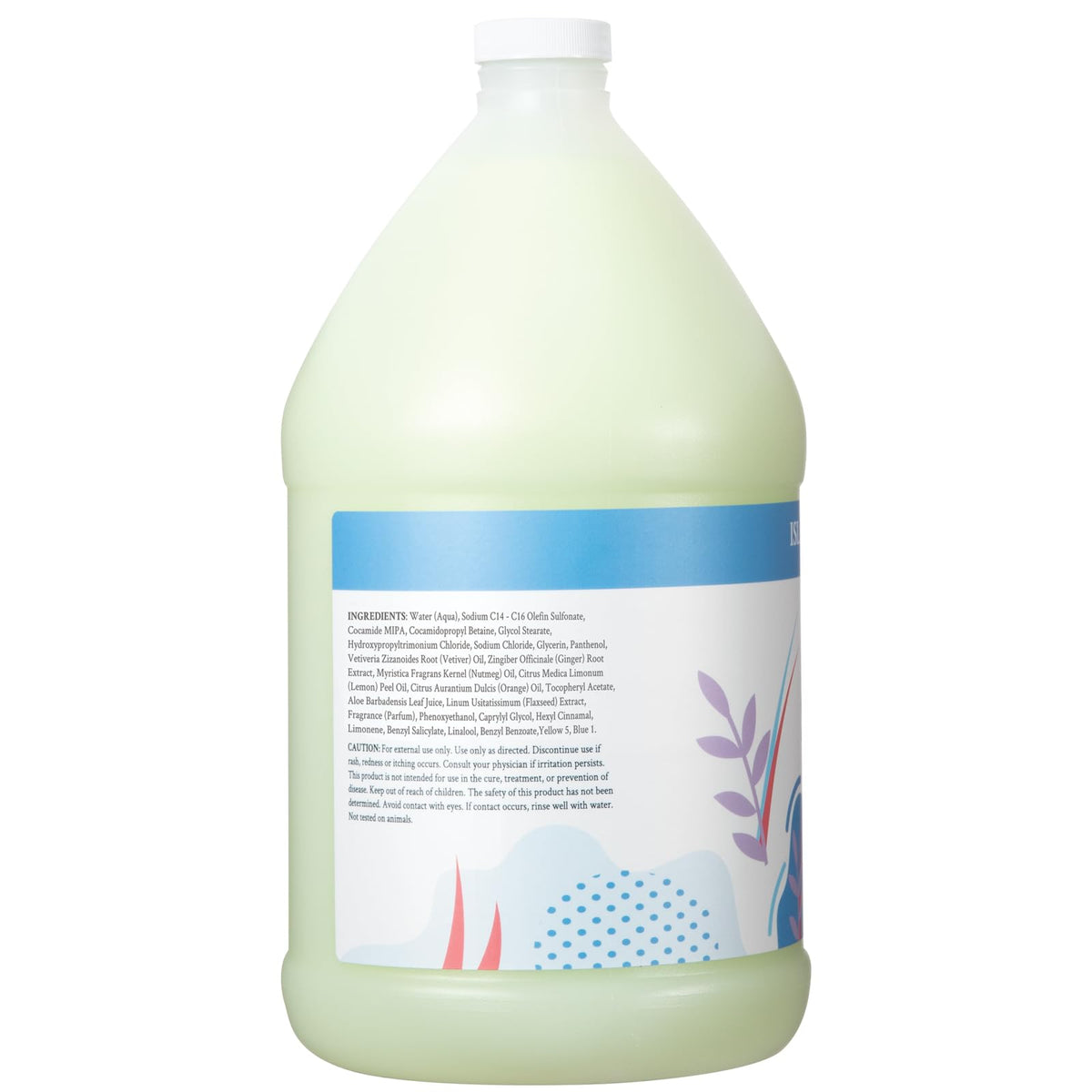 Ginger Lily Farms aloe flaxseed and botanicals highlighting nourishing ingredients