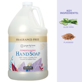 Ginger Lily Farms ingredients label showing botanical extracts and clean formula