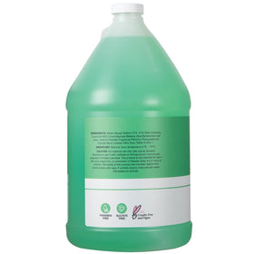 Ginger Lily Farms creamy lather closeup demonstrating conditioning and softening benefit