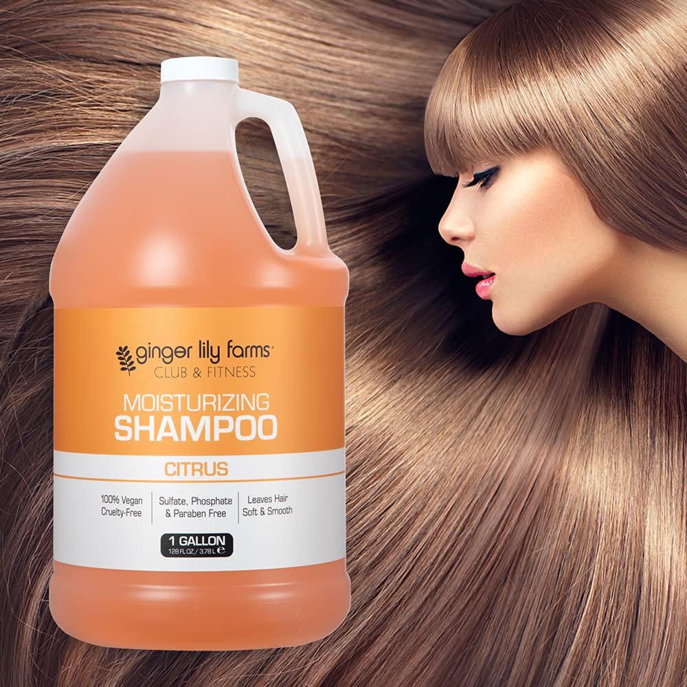 Ginger Lily Farms in a gym locker room shower scene showing suitability for shared facilities