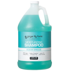 Ginger Lily Farms front gallon packaging showing product identity and refill benefit