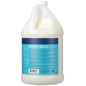 Ginger Lily Farms pouring into dispenser demonstrating easy refill and convenience