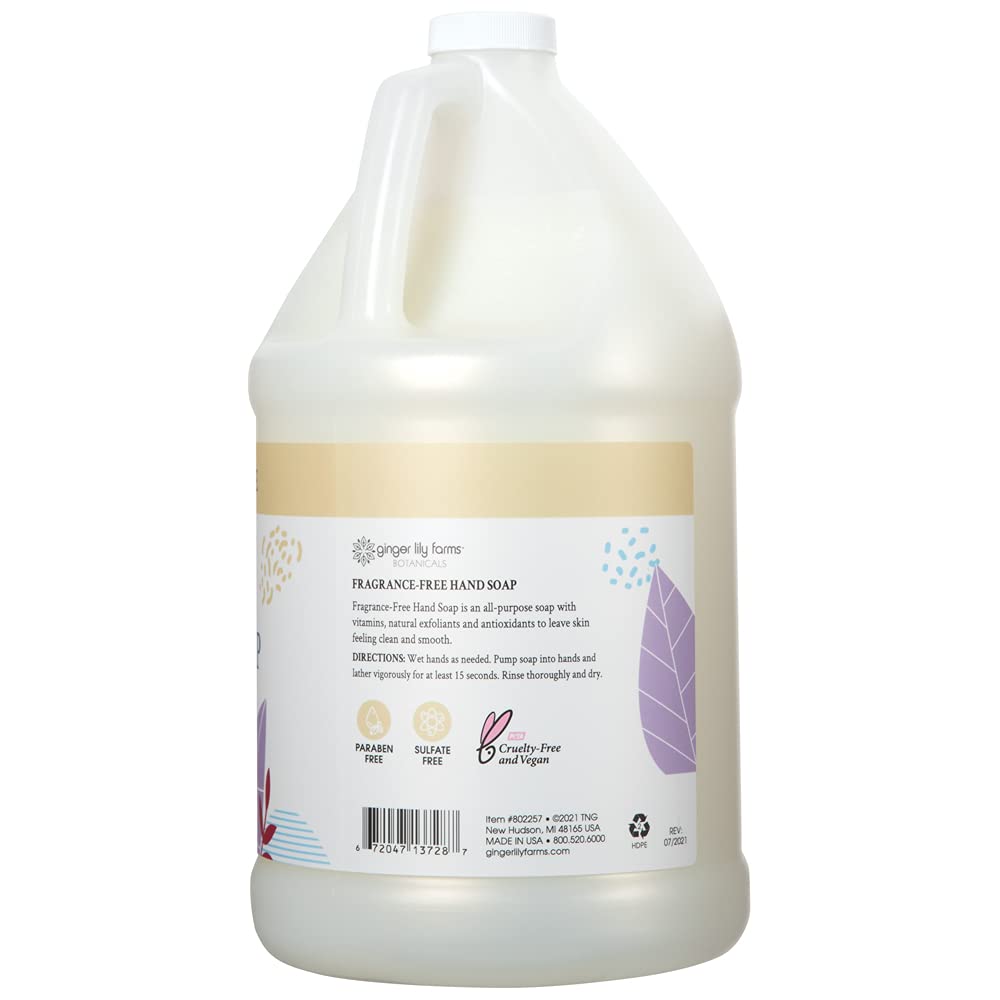 Ginger Lily Farms pour spout close-up showing easy refill and spill control