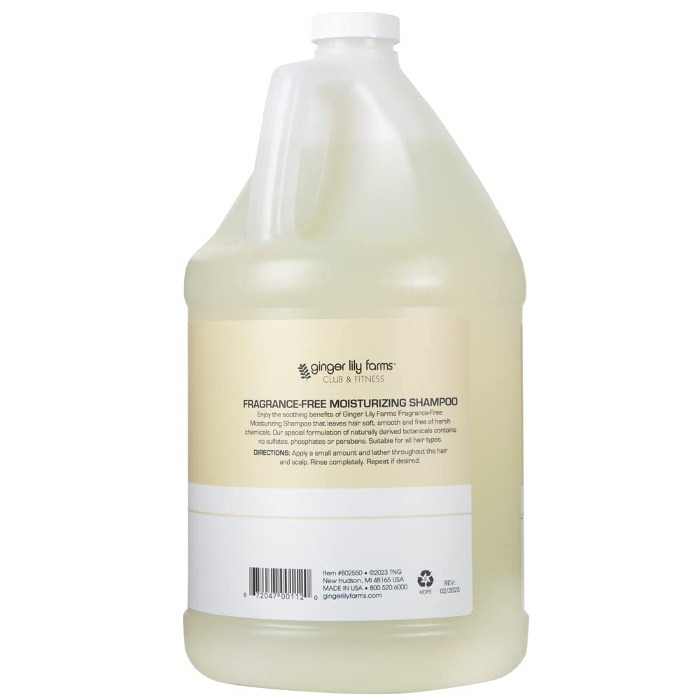 Ginger Lily Farms being poured from gallon into dispenser for easy refills