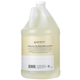 Ginger Lily Farms being poured from gallon into dispenser for easy refills