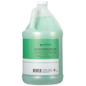 Ginger Lily Farms gallon poured into dispenser illustrating convenient refill benefit