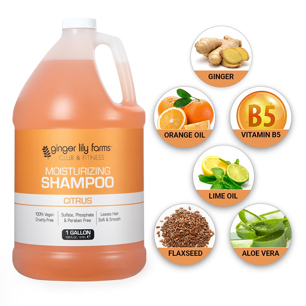 Ginger Lily Farms being poured into a wall dispenser showing efficient commercial refill benefit