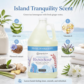 Ginger Lily Farms creamy texture close-up showing gentle, non-drying formula