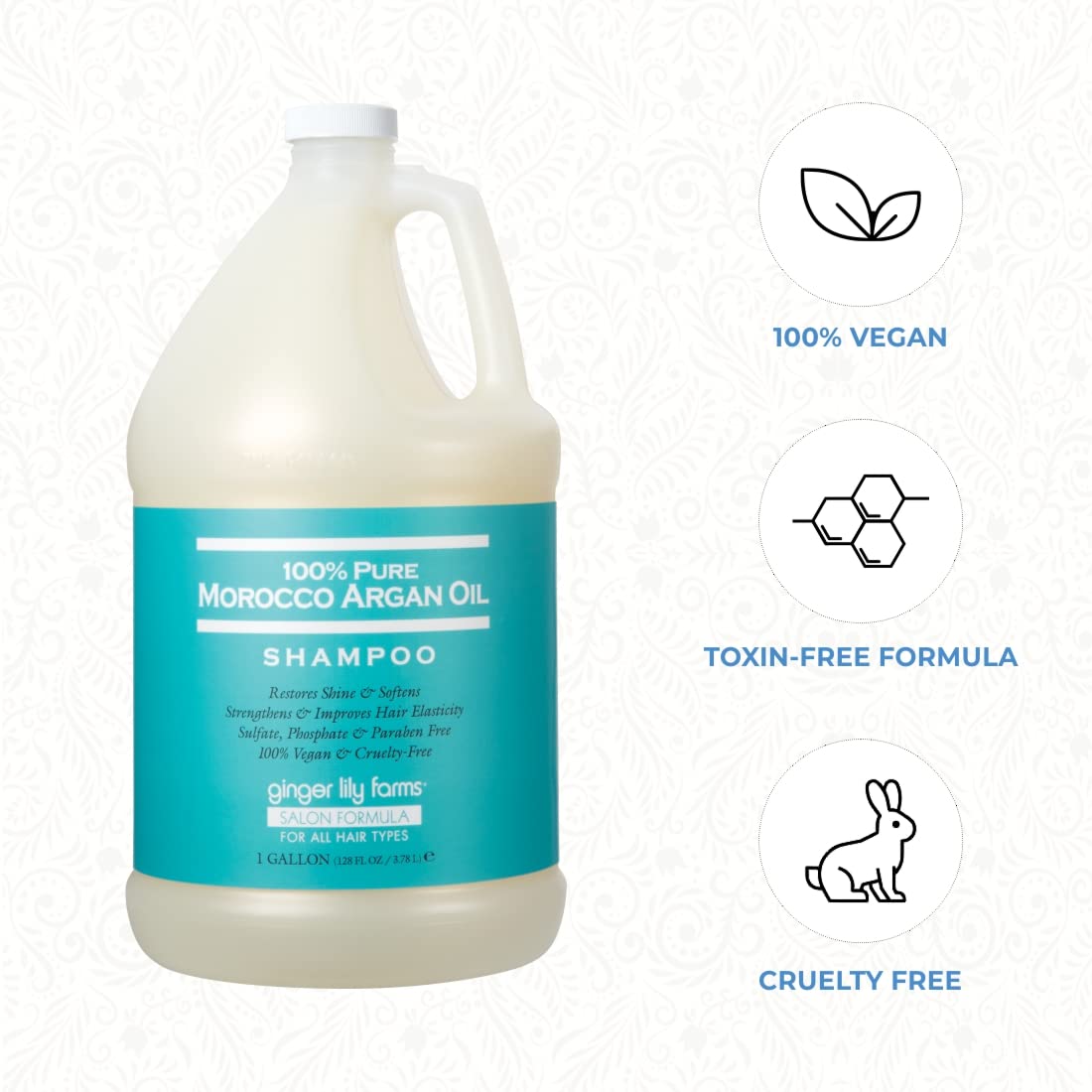 Foamy lather texture close-up highlighting Ginger Lily Farms shampoo slip and smoothness
