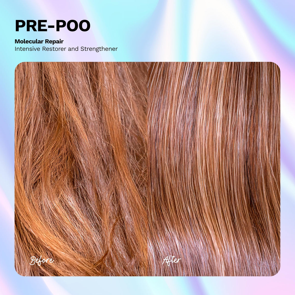 Ginger Milk being applied to damp hair demonstrating easy pre-shampoo use