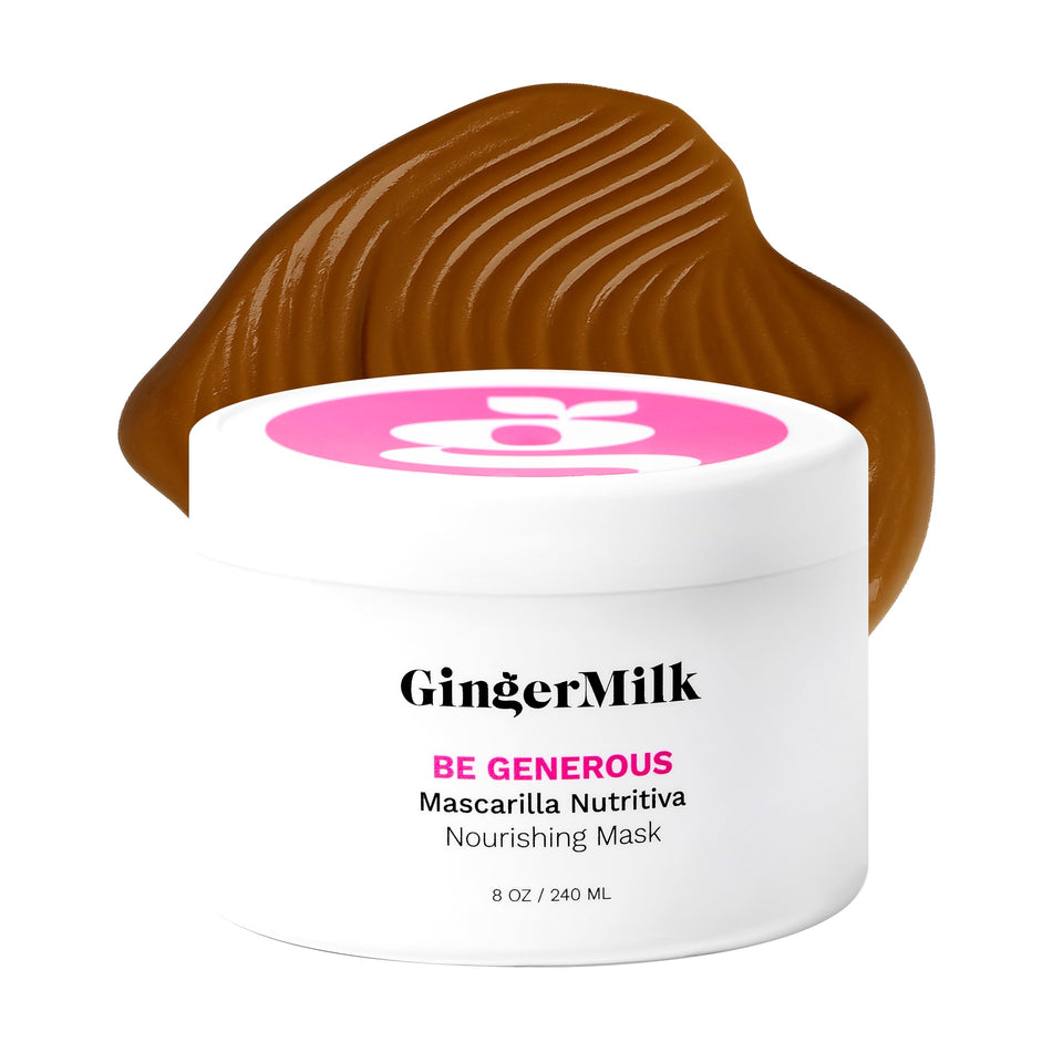 Ginger Milk front jar showing product and clean branding for immediate recognition and reassurance