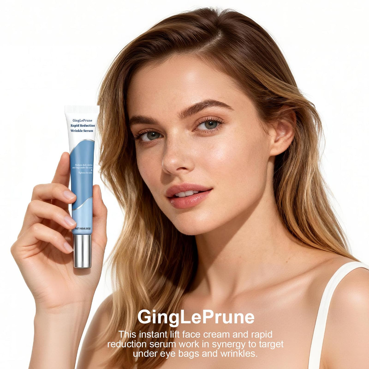 GingLePrune lifestyle mirror setting showing quick application before makeup