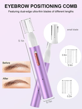 Ginity dual-edge blades detail demonstrating precise, painless cutting
