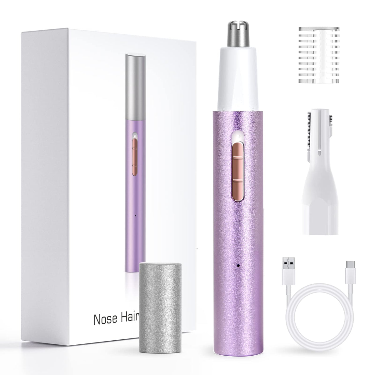 Ginity front view pink trimmer showing compact design and convenience
