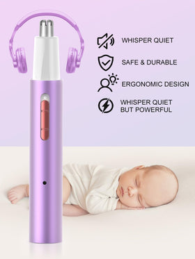 Ginity USB charging cable connected to trimmer for easy recharging
