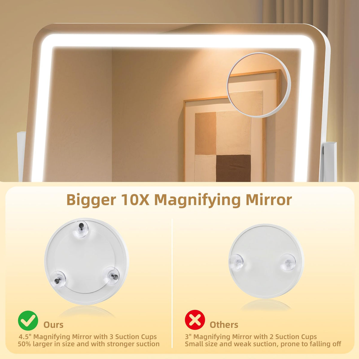 GioeDa LED strip delivering even illumination to reduce shadows benefit