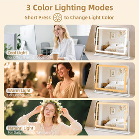 GioeDa 4.5-inch 10X magnifier close-up for precise makeup benefit