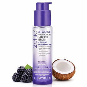 GIOVANNI front packaging showing blackberry coconut bottle and clear labeling for quick ID