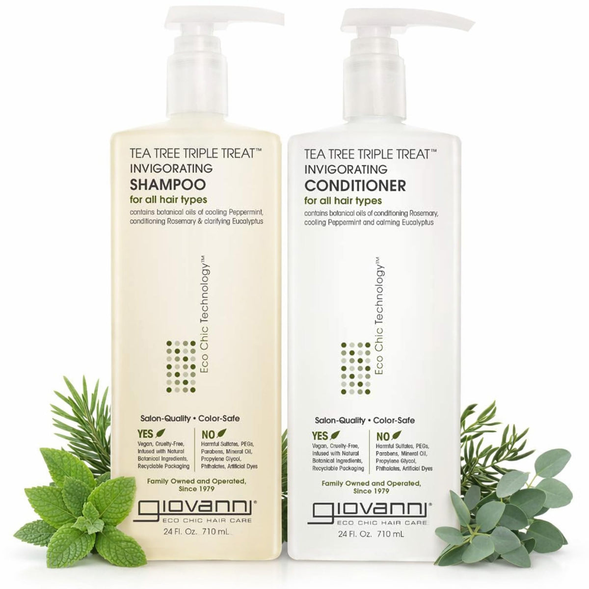 GIOVANNI front packaging showing both 24 oz bottles and brand clarity