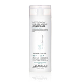 GIOVANNI front packaging showing bottle and branding, signals salon-quality care