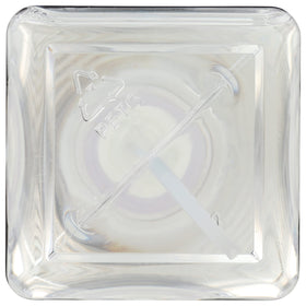 GIOVANNI bottle on vanity showing eco-chic packaging and salon result