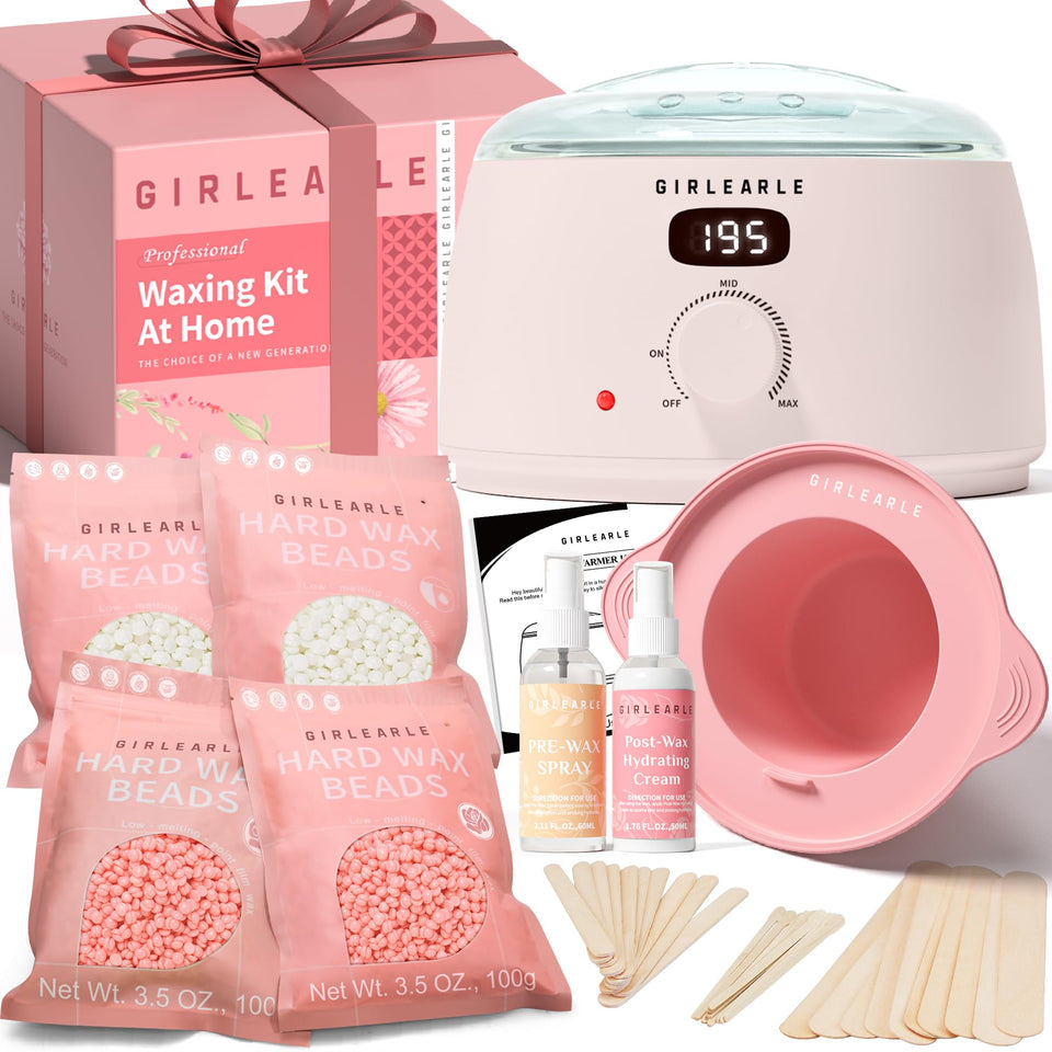GIRLEARLE digital wax warmer front view for precise temperature control