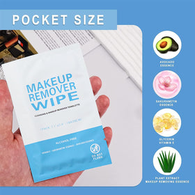Gisdo wipe in hand for scale, compact 18x20 cm size ideal for travel